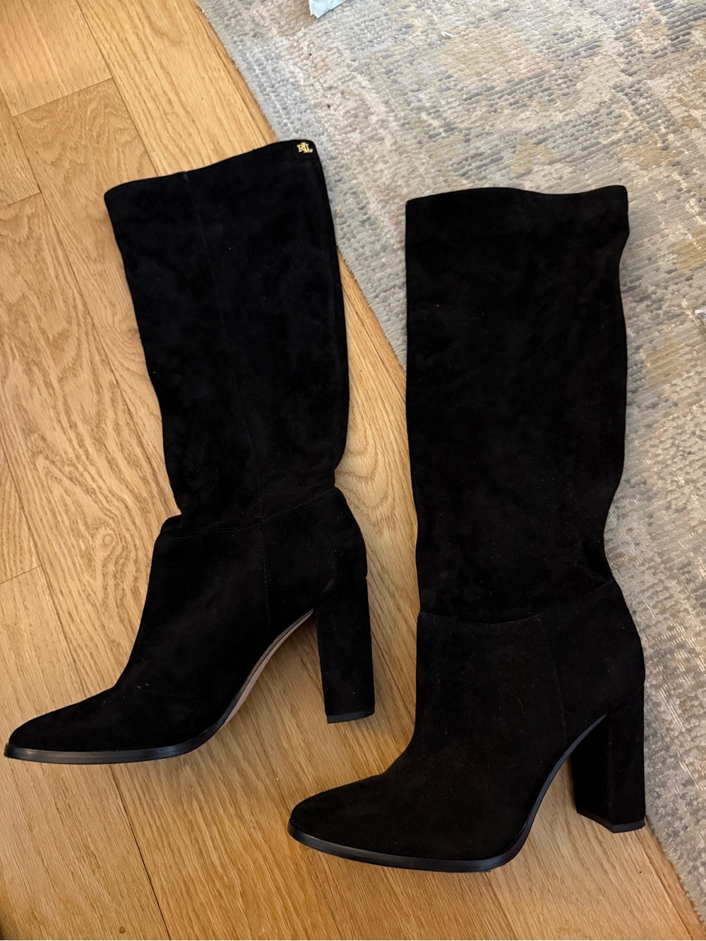 Ralph Lauren Artizan Knee High Suede Boots EUC 7.5